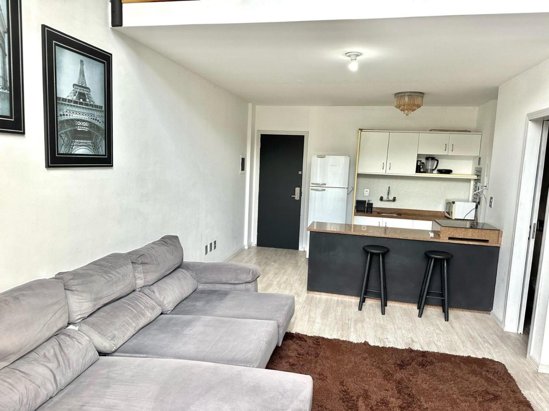 הוילה Jaraguá do Sul Saint Sebastian Flat 603- Com Hidro! Ate 3 Pessoas, Duplex, No Centro מראה חיצוני תמונה