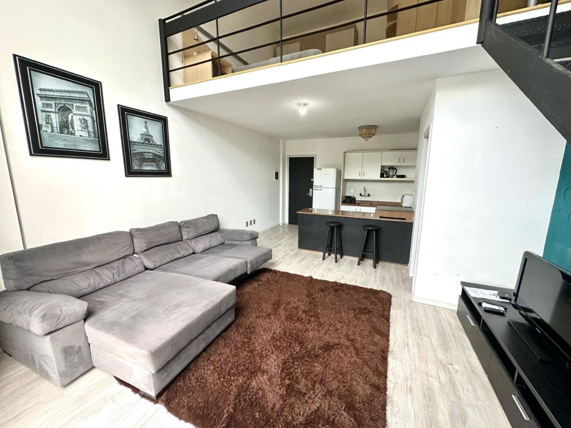 הוילה Jaraguá do Sul Saint Sebastian Flat 603- Com Hidro! Ate 3 Pessoas, Duplex, No Centro מראה חיצוני תמונה