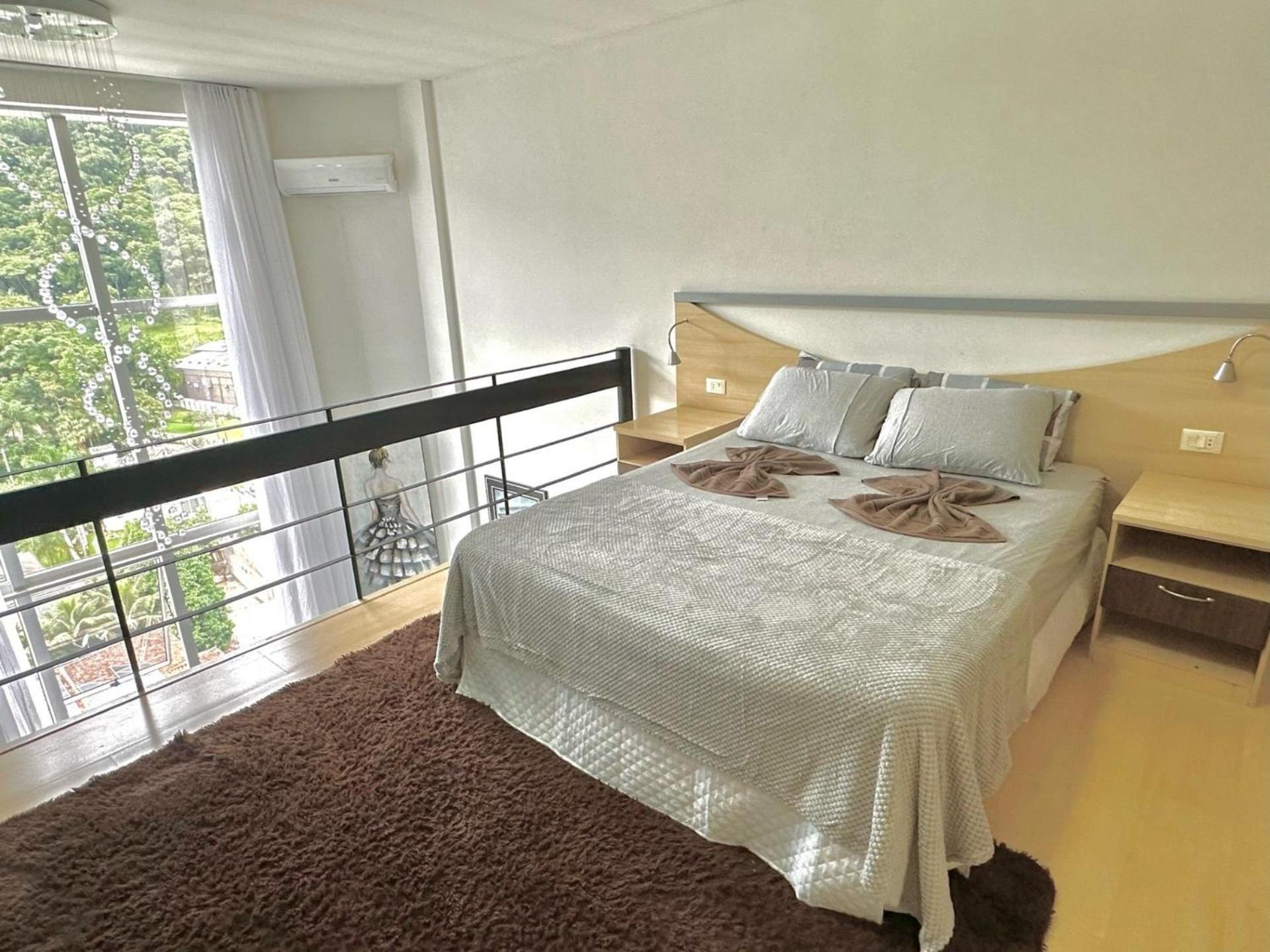 הוילה Jaraguá do Sul Saint Sebastian Flat 603- Com Hidro! Ate 3 Pessoas, Duplex, No Centro מראה חיצוני תמונה